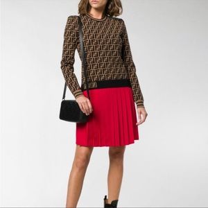 Fendi FF long sleeve sweater. US size L.